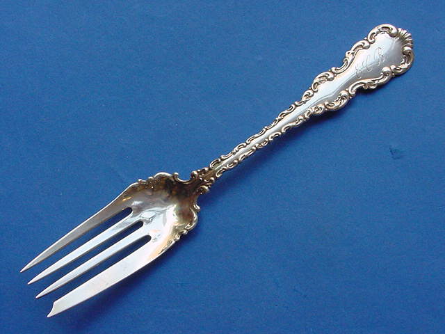 Details about    SPANISH CROWN 1970 COLD MEAT SERVING FORK BY COMMUNITY 